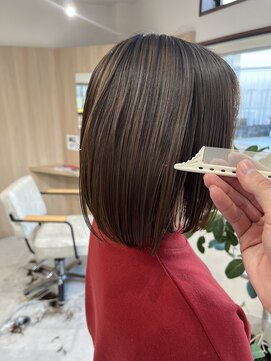 メロウ(mellow) 質感再整×オリーブベージュ