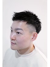 ザプリペアバーバージアイ(THE PREPARE BARBER JIAI) ツーブロック×テーパーフェード