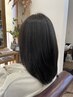 カット+髪質改善白髪染め+骨格補正"小顔”ヘッドスパ