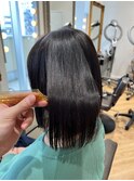 髪質改善美髪矯正×ボブ♪