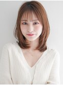 似合わせカット斜めバングモテ髪ミニウルフデジタルパーマ