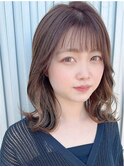 透明感カラー