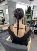カチモリヘアアレンジ