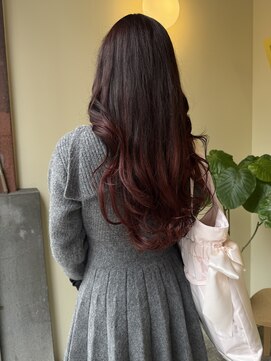 ヒントステーション(HINTSTATION) 〈浅草 半個室〉グラデーション×ワインレッド