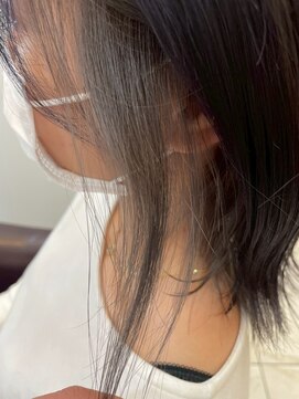 髪質改善/顔周りレイヤーカット/グレージュ[千葉/千葉駅]