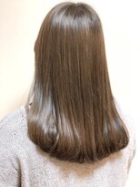 ヘアカラー専門店fit color 平井店【フィットカラー】オーガニックカラー/白髪染め&nbsp;ダークアッシュ/似合わせカット/ミディアムレイヤーカット[平井]