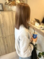 ソワ 四日市(soie)&nbsp;ブリーチなし＊髪質改善ダブルカラー×顔まわりレイヤーカット