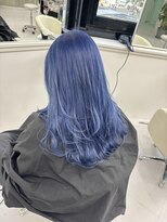 ギア(GEAR.)&nbsp;色落ちシルバー♪ブリーチ2回で叶う青髪