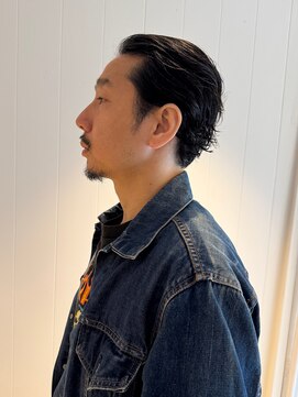 パーク(PARK) メンズオールバック野村訓一センターパート30代40代