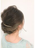 結婚式、パーティーに可愛いヘアアレンジ♪