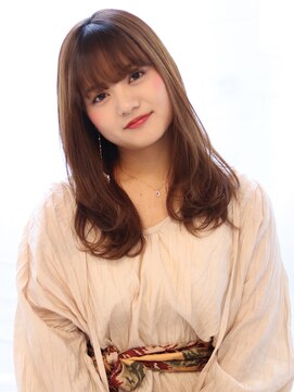 ヘアリゾート バレンタイン(hair+resort valentine) 【valentine高木】厚めバング×スヌーピー巻き♪