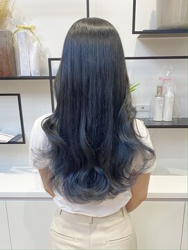 エイトヘアー(8 HAIR) グラデーションブルー