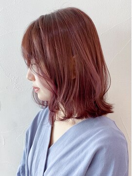 アイティー バイ アルバム 浦和店(IT by ALBUM) カシスピンク_クールショートピンクベージュボブルフ_ba307843