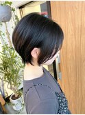 【Rinf.】黒髪前下がりショート