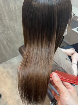 イーラヘアー(ERA HAIR) 極上髪質改善トリートメント×モカブラウン艶々ロング