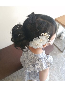 個室型美容室 グリーン(green) お子様ヘアセット◎発表会ヘアセット◎パーティヘアセット