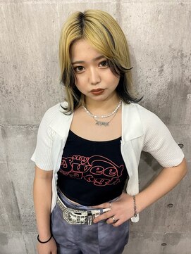 ジーナ(XENA) 前髪ローライト　前髪カタログ　渋谷