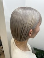 ピープスアンドスー 表参道 渋谷(Peeps&Suu.) ハイトーンブリーチダブルカラーホワイトベージュ