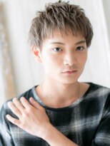 トニーアンドガイメン ホテル京阪仙台店(TONI&GUY MEN) 外国人風グレーベージュの束感フェザーマッシュヘアi仙台