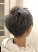 【nakajima】ツーブロック×シルバーカラー