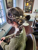 ダスティ 塩尻店(Dasty)&nbsp;サイド編みおろしヘア