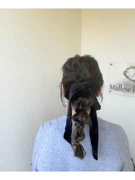 マロウ ヘア(Mallow hair) 【晴れやかな日に】華やかに可愛くアップスタイル
