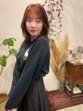 エヌイー(ne' by MAULOA) "大人サクラピンク×レイヤーミディ"  堀川葵衣