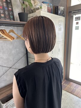 シールドヘアー 沖縄 新都心(C'LD Hair) ミニボブ/ショートボブ/切りっぱなしボブ/ボブ/小顔ボブ/カット