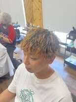 ルッカヘアガーデン バイ ラッシュゴールド(RUCCA HAIR GARDEN by LUSH GOLD)&nbsp;メッシュツイスパinオレンジ