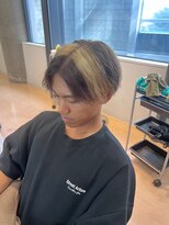 アウラ(AURA)&nbsp;メンズデザインカラーツイストスパイラルスパイラルパーマ