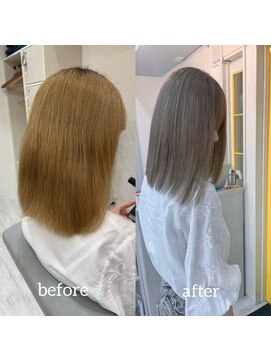 キーロ センター南(kiiro) Before and after