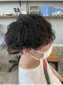 ツイストスパイラル 波巻きパーマ