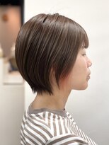 ジールヤマグチ 朝霧駅前店 オシャレショートボブ【白髪ぼかし】