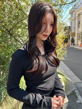 ロイド(Lloyd) 【Lloyd 大宮】ピンクブラウン×韓国風くびれ巻き