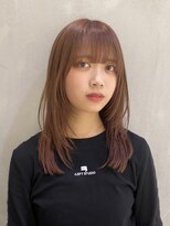 ヨーク(YOKE)&nbsp;【YOKE】アプリコットオレンジオレンジベージュレイヤーカット