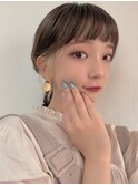 熊本ボブアレンジ　イヤリングカラー　顔まわりカット　Arisa.