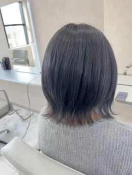 キング(K!ng) 縮毛矯正髪質改善ハイライトレイヤーカット楠葉美容室エクステ