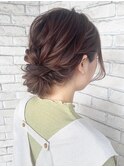 横浜！ゆるふわカチモリ結婚式お呼ばれヘアayaka