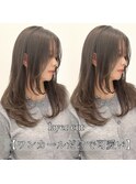 小顔レイヤーカットミディアムレイヤーレイヤーロング【日本橋】