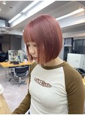 ボブ/ピンクオレンジ/yamamoto