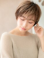 カバーヘア ブリス 戸田公園西口店(COVER HAIR bliss) グラデーションハイライト丸みショートTc1戸田公園20代30代40代