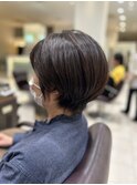 丸みショートボブ