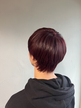 キハコ 豊橋曙店(KIHACO) men's cut × pink color