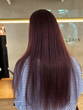 ローレン(LOREN) ミディアムヘア/デザインカラー/フェイスフレーミング/栄/久屋