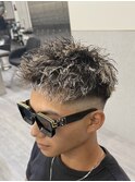 スパイキーショート/メッシュパーマ/名古屋