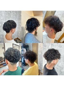 ダブ(DAB) 【メンズパーマ】ツイストスパイラルパーマ 栃木 宇都宮 鹿沼