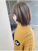 デザインカラー/アンブレラカラー/ベージュ/ブロンド/アッシュ