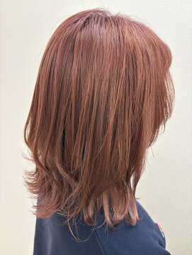 アールモンドヘア新世界 【北見】#ブリーチカラー#ピンクカラー#ボルドーカラー