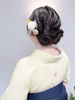 クオーレ ヘアーアンドエステティックサロン(CUORE HAIR ESTHETIC SALON)&nbsp;卒業式袴着付けとヘアセット