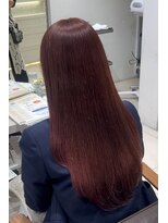 フォルテ 横浜店(FORTE)&nbsp;ブリーチなしカラー/髪質改善/暖色カラー/ボルドーカラー